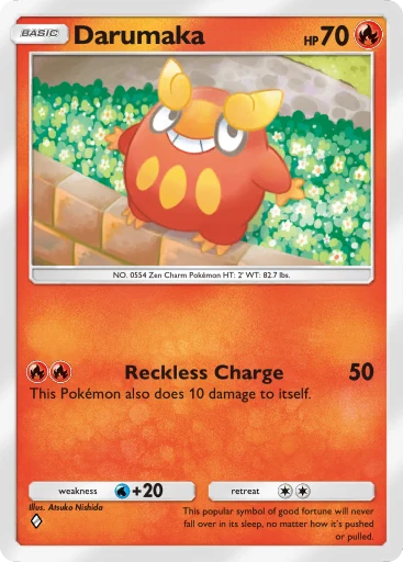 Darumaka (b1-039) card in Pokémon TCG Pocket