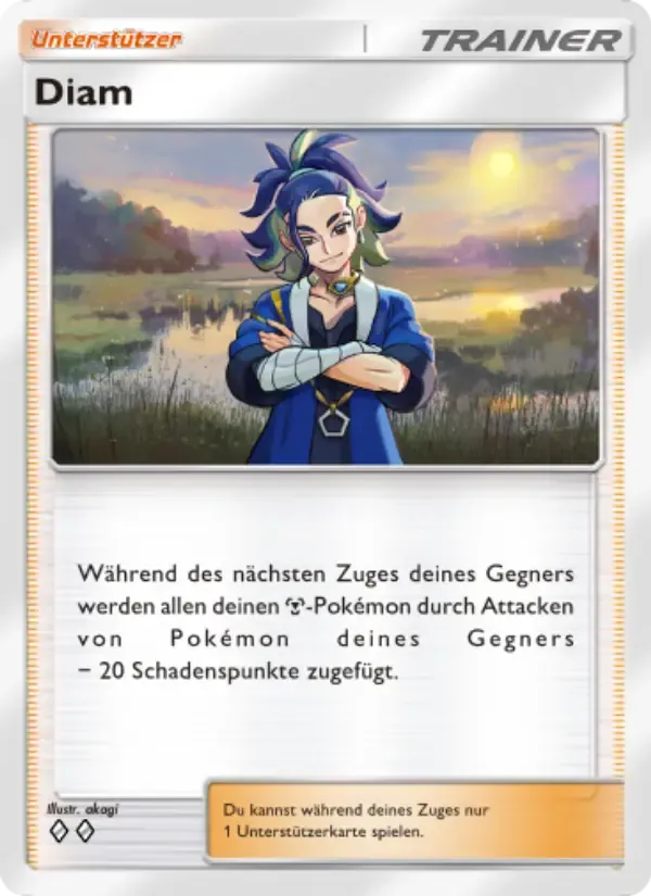 Adaman card in German