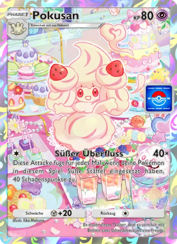 Alcremie card in German