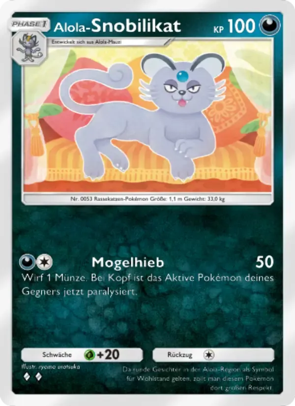 Alolan Persian card in German