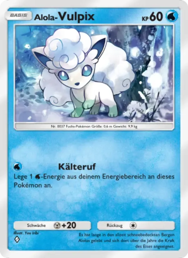 Alolan Vulpix card in German