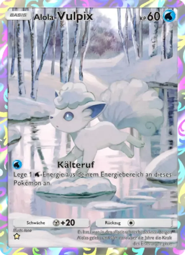 Alolan Vulpix card in German