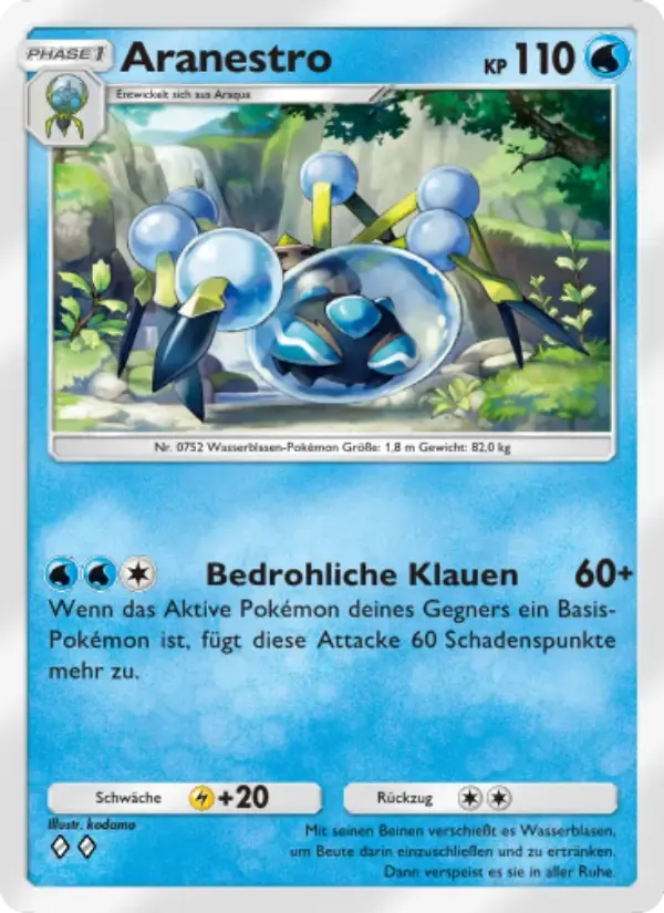Araquanid card in German