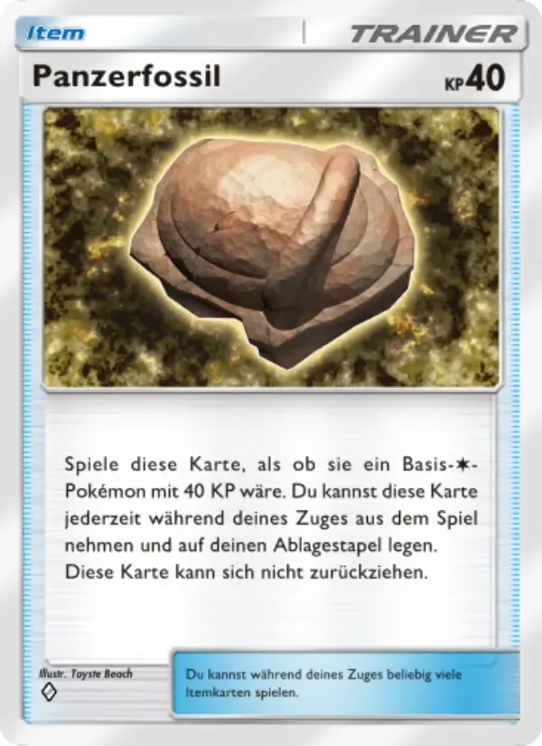 Carte Armor Fossil en Allemand