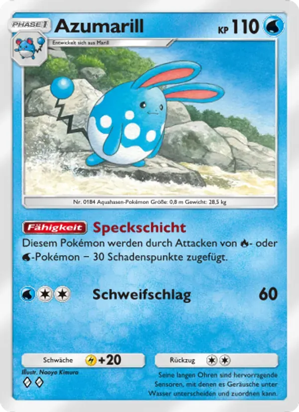 Azumarill card in German