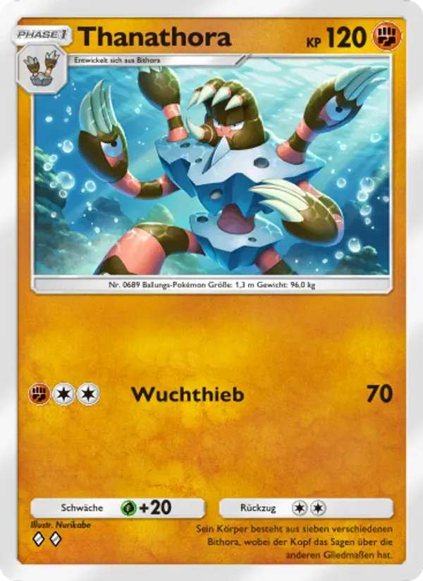 Barbaracle card in German
