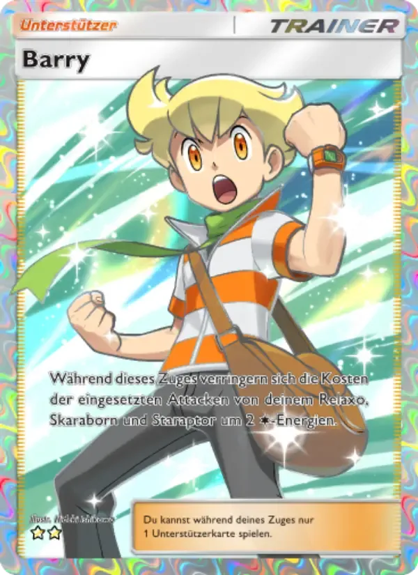 Barry card in German