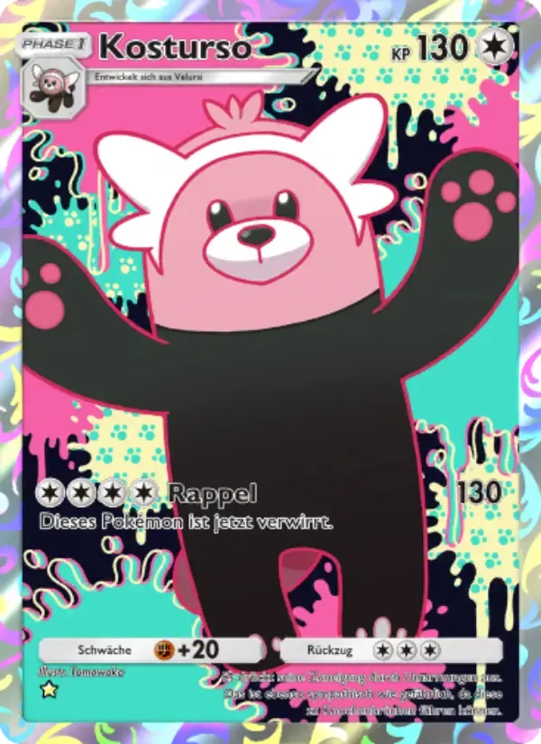 Bewear card in German