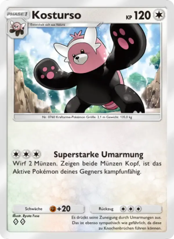 Bewear card in German