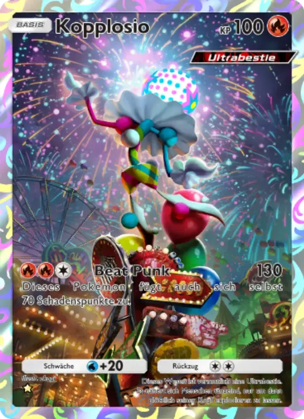 Blacephalon card in German