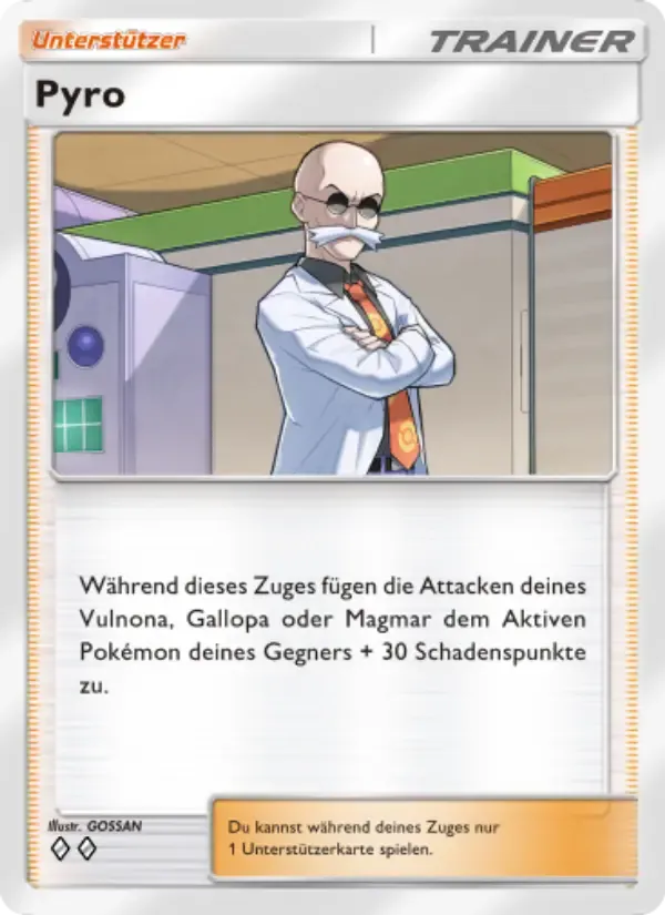 Blaine card in German