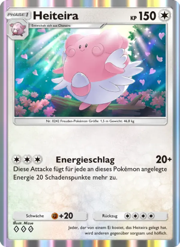 Blissey card in German