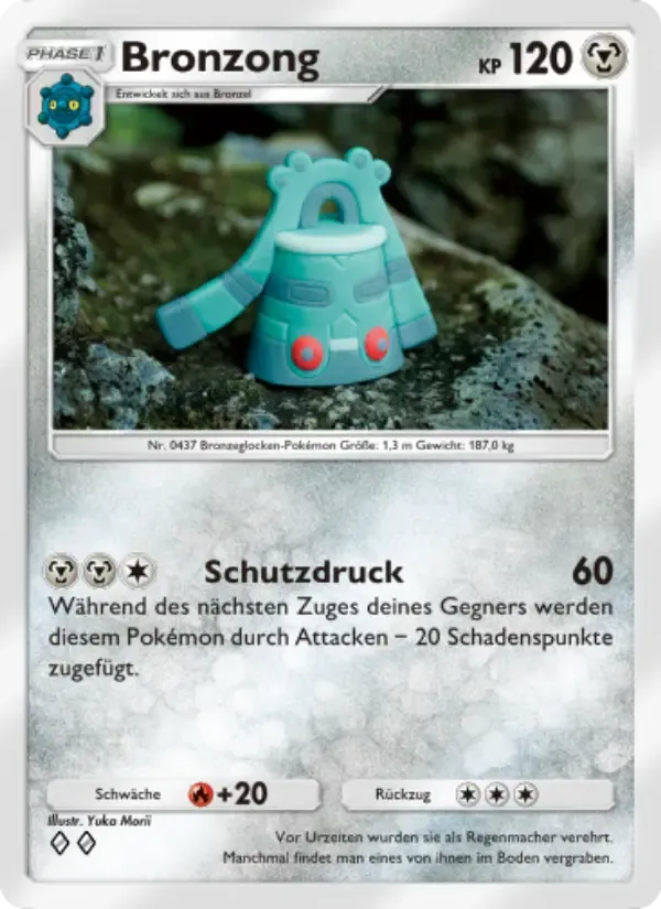 Bronzong card in German