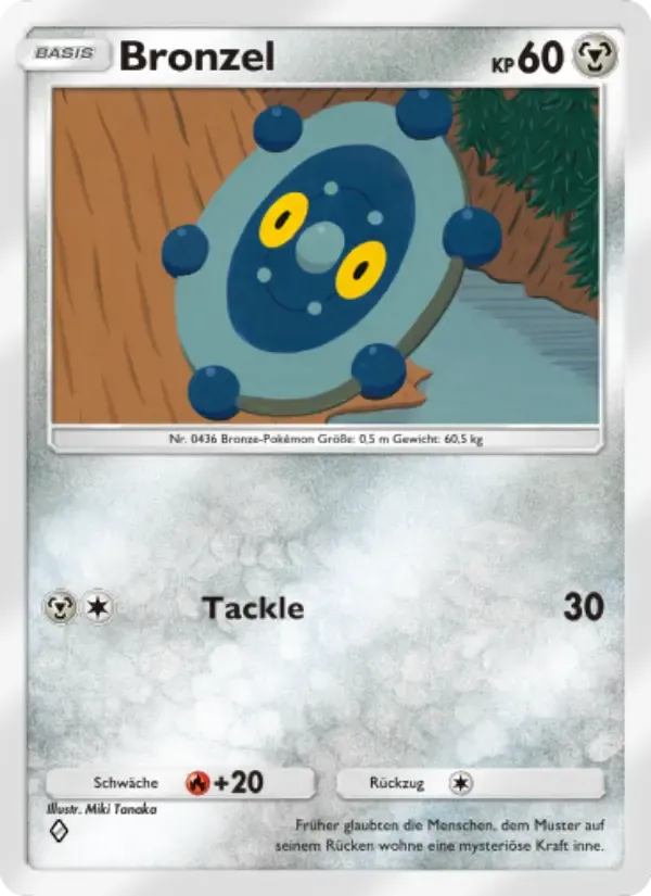 Bronzor card in German