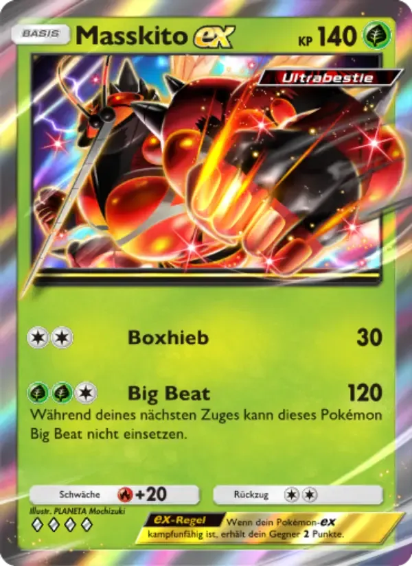 Buzzwole ex card in German