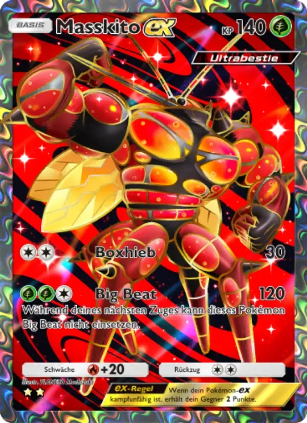 Buzzwole ex card in German