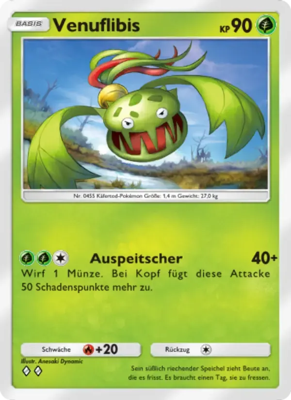 Carnivine card in German
