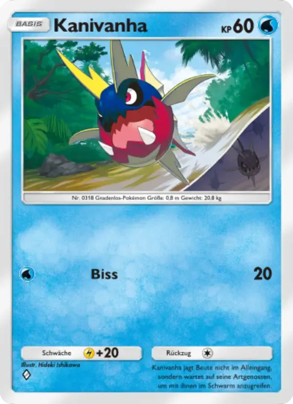 Carvanha card in German