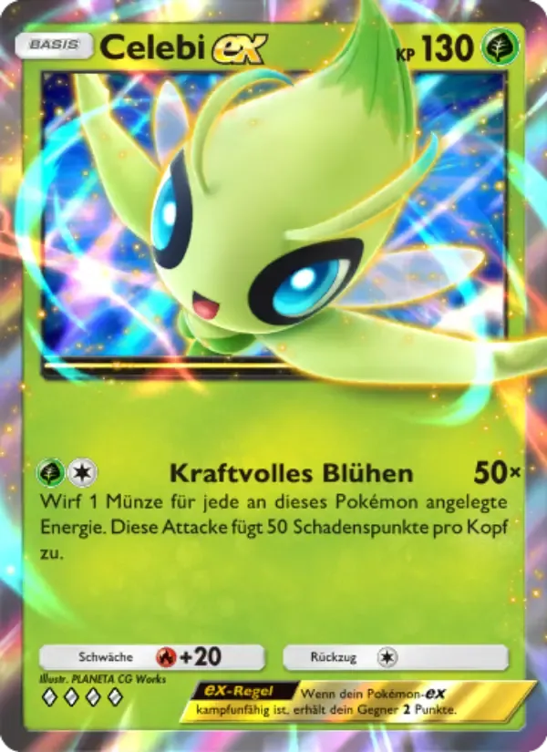 Celebi ex-Karte auf Deutsch