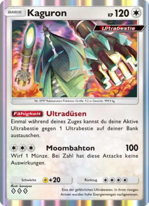 Celesteela card in German