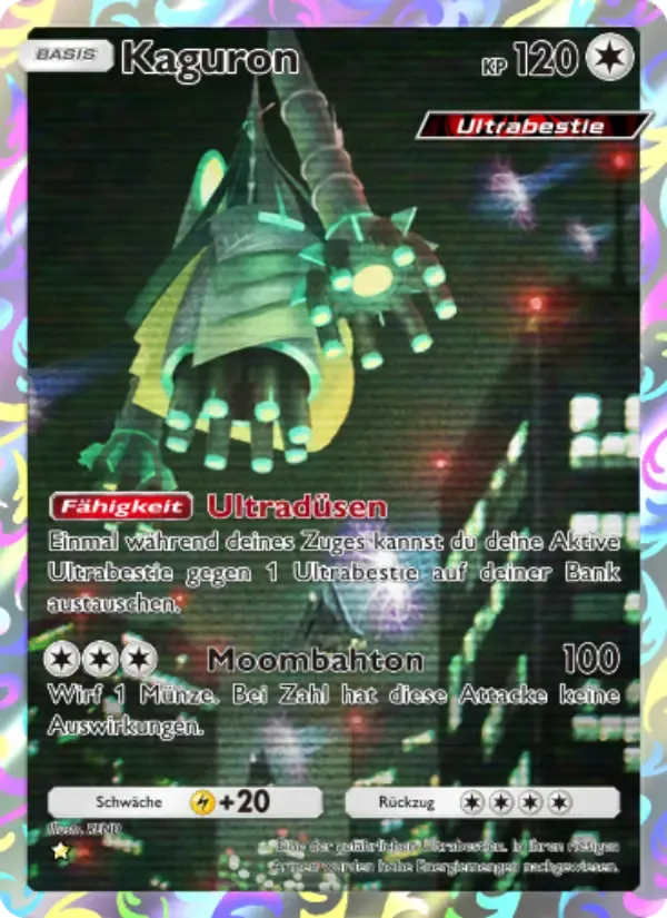Celesteela card in German