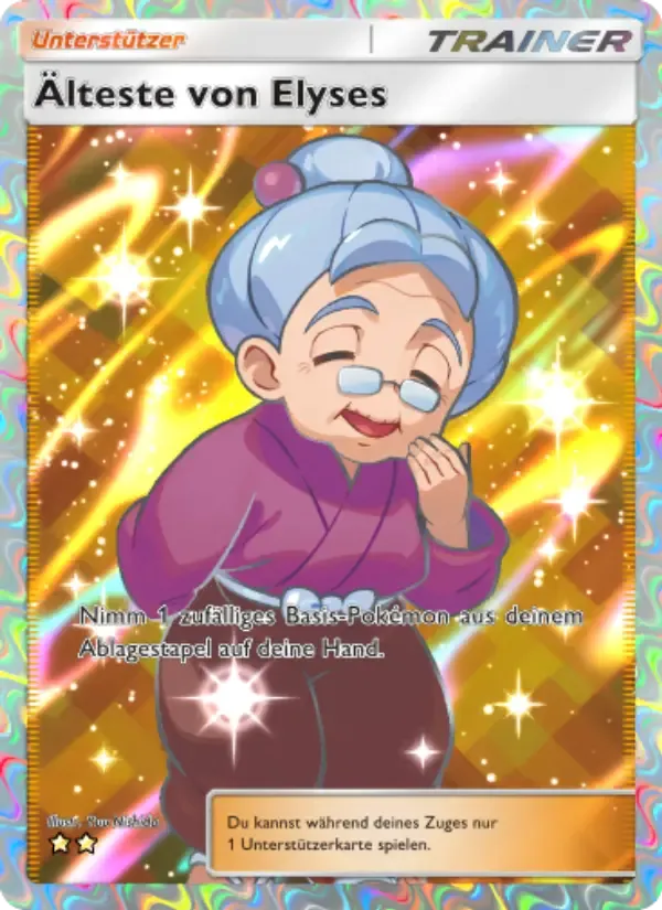 Celestic Town Elder card in German