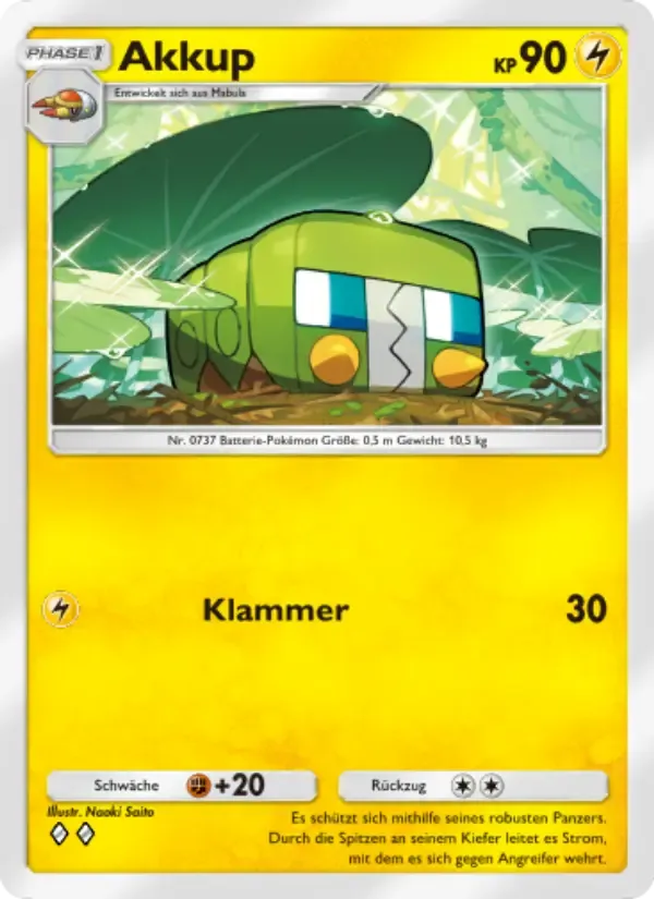 Charjabug card in German