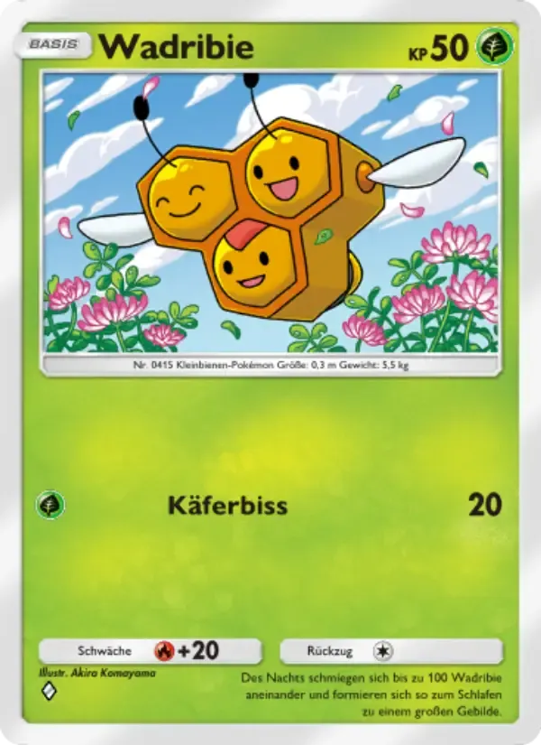 Combee card in German