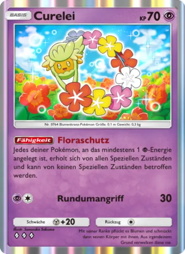 Comfey card in German