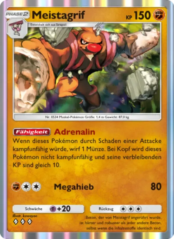 Conkeldurr card in German
