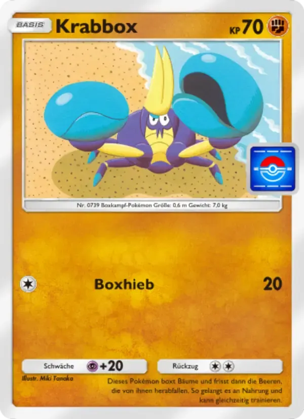 Crabrawler card in German