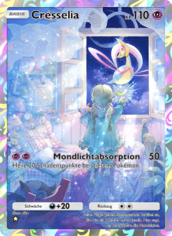 Cresselia card in German