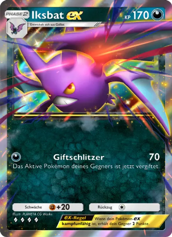 Crobat ex card in German