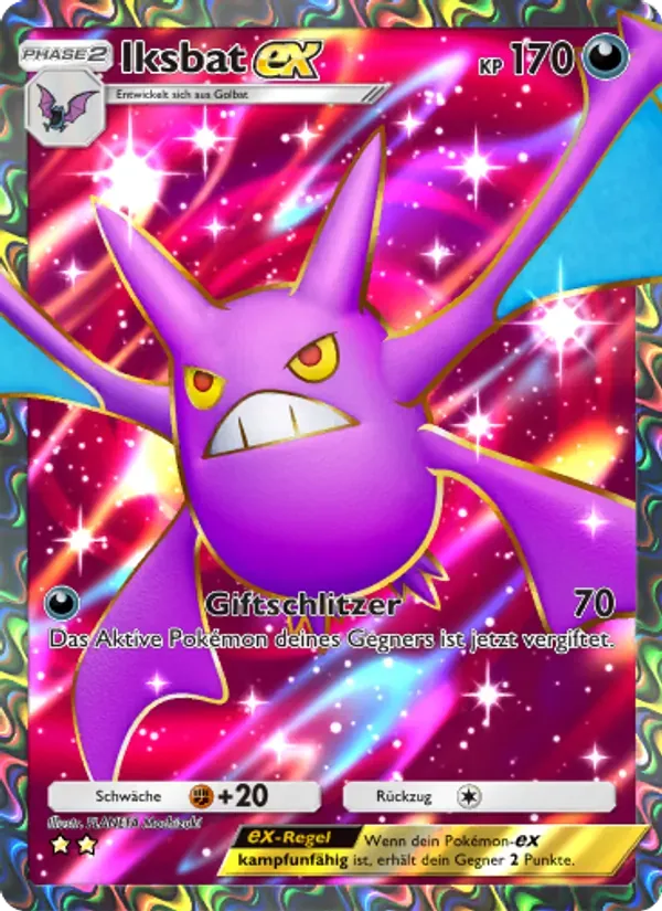 Crobat ex card in German