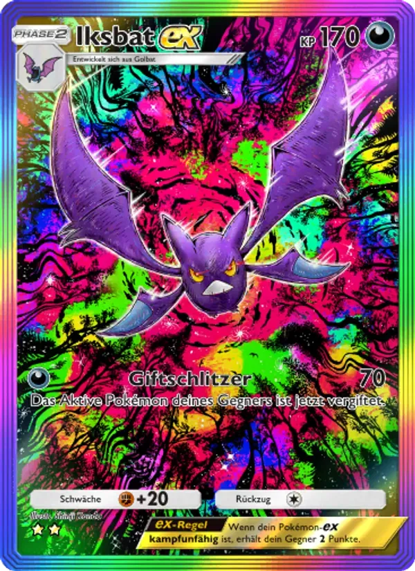 Crobat ex card in German