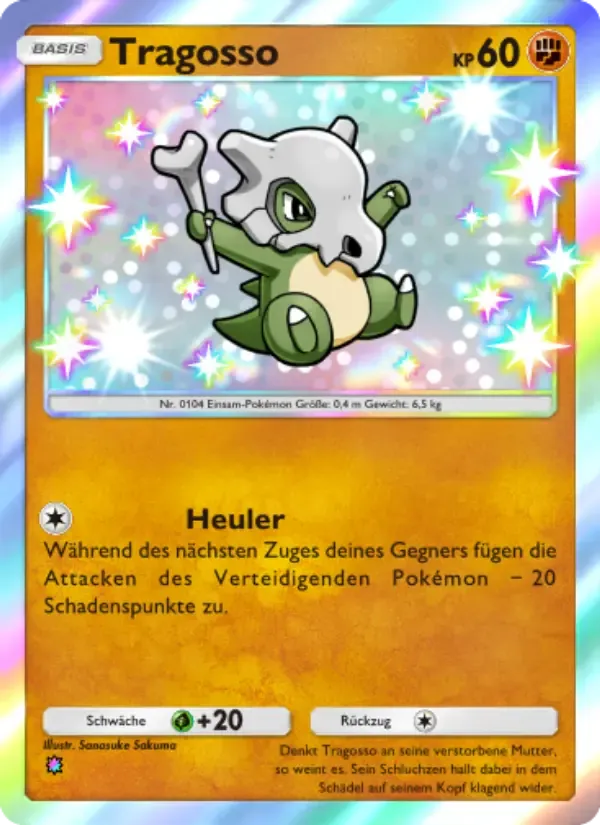 Cubone card in German