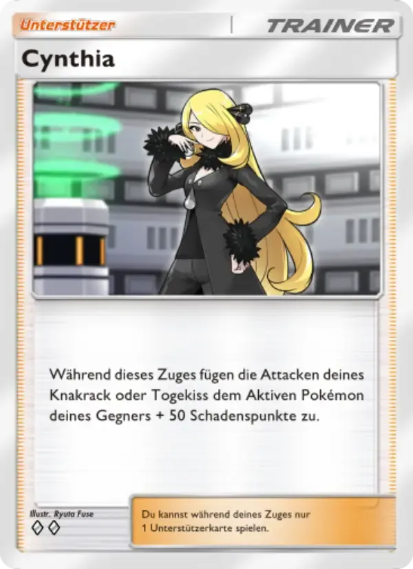 Cynthia card in German