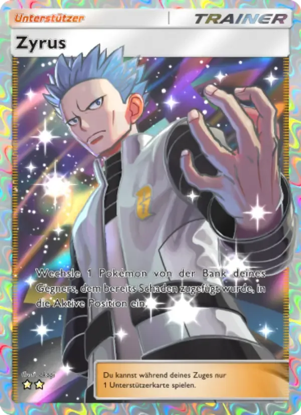 Cyrus card in German