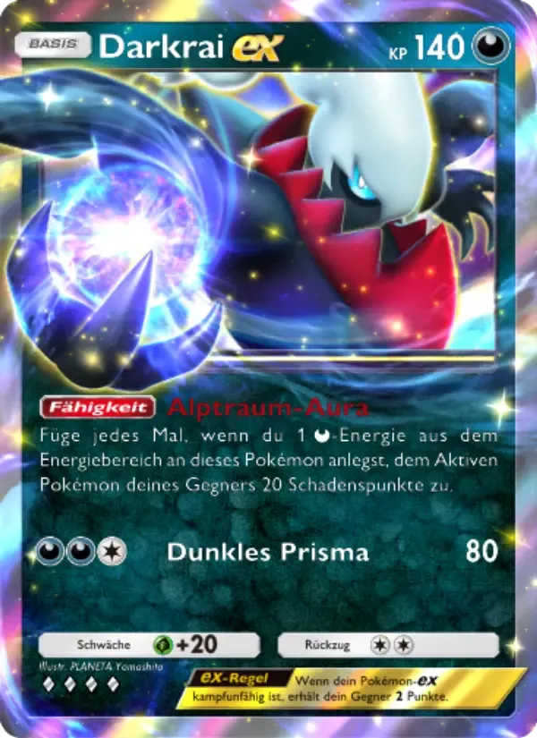Darkrai ex card in German