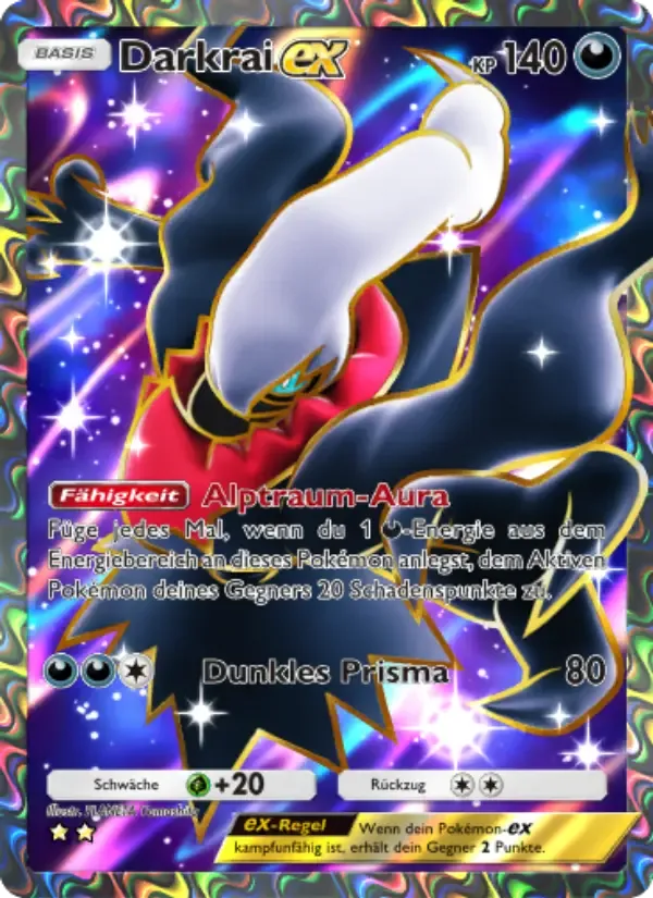 Darkrai ex card in German