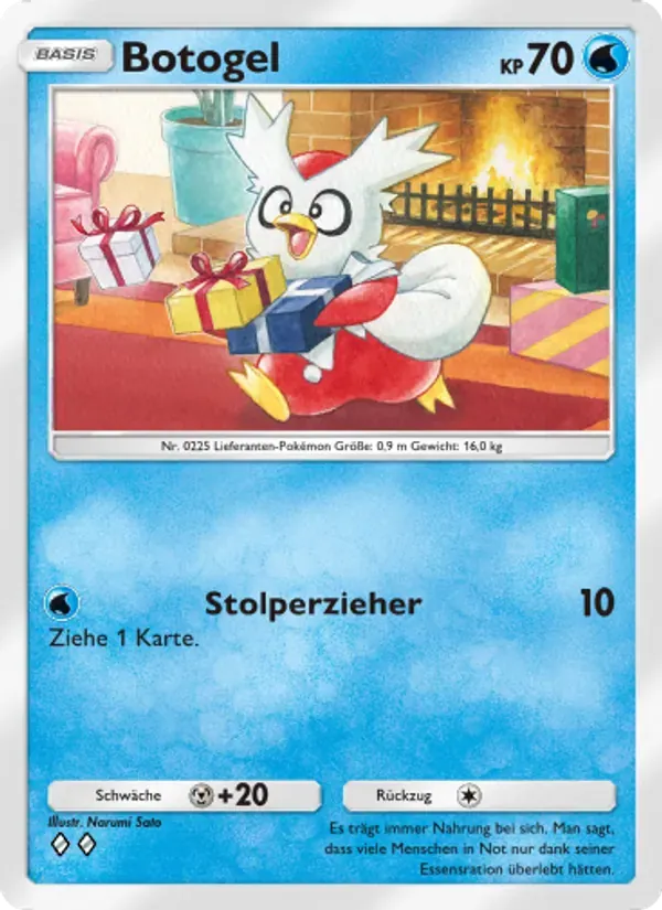 Delibird card in German