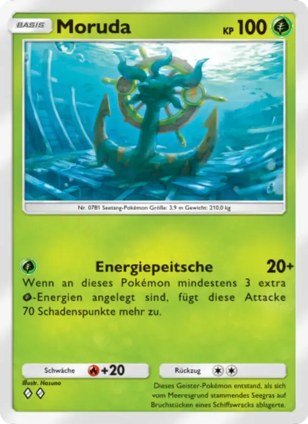Dhelmise card in German