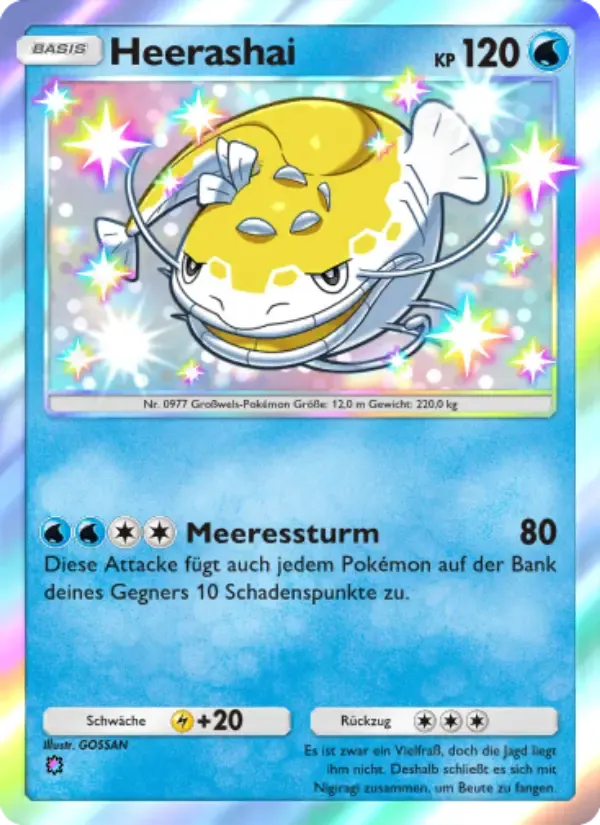 Dondozo card in German