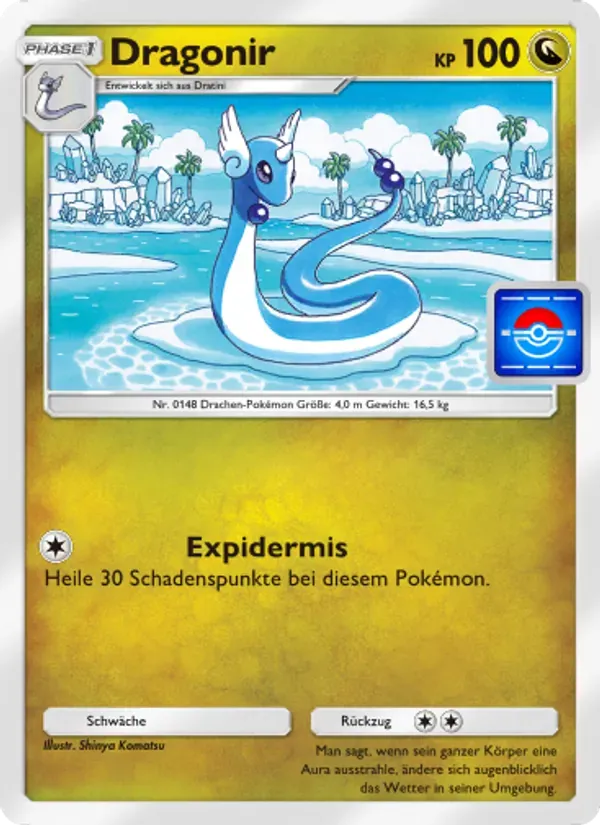 Dragonair card in German