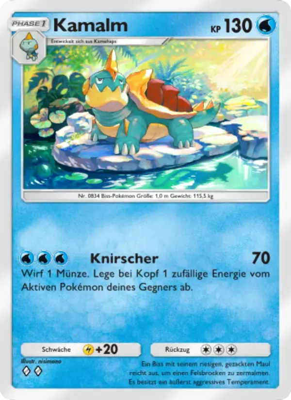 Drednaw card in German