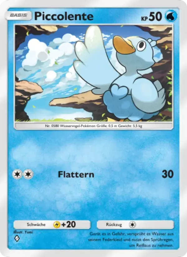 Ducklett card in German