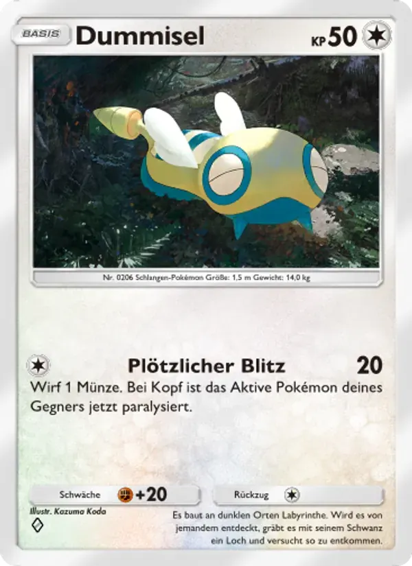 Dunsparce card in German