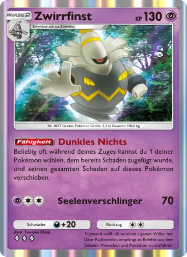 Dusknoir card in German