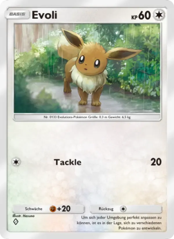 Karta Eevee w języku Niemiecki