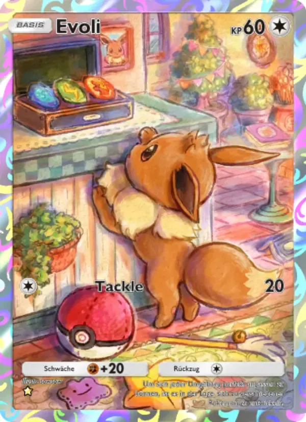 Eevee card in German
